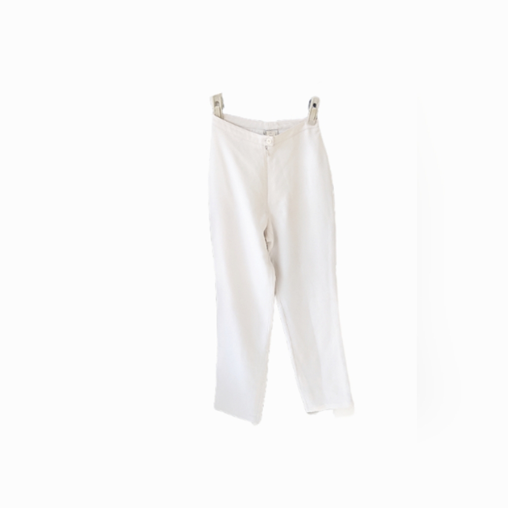 BCBG MAX AZRIA OFF WHITE TROUSERS Sz 6